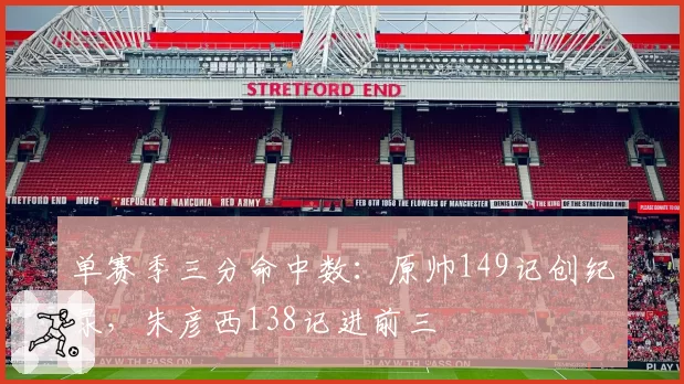 单赛季三分命中数:原帅149记创纪录,朱彦西138记进前三